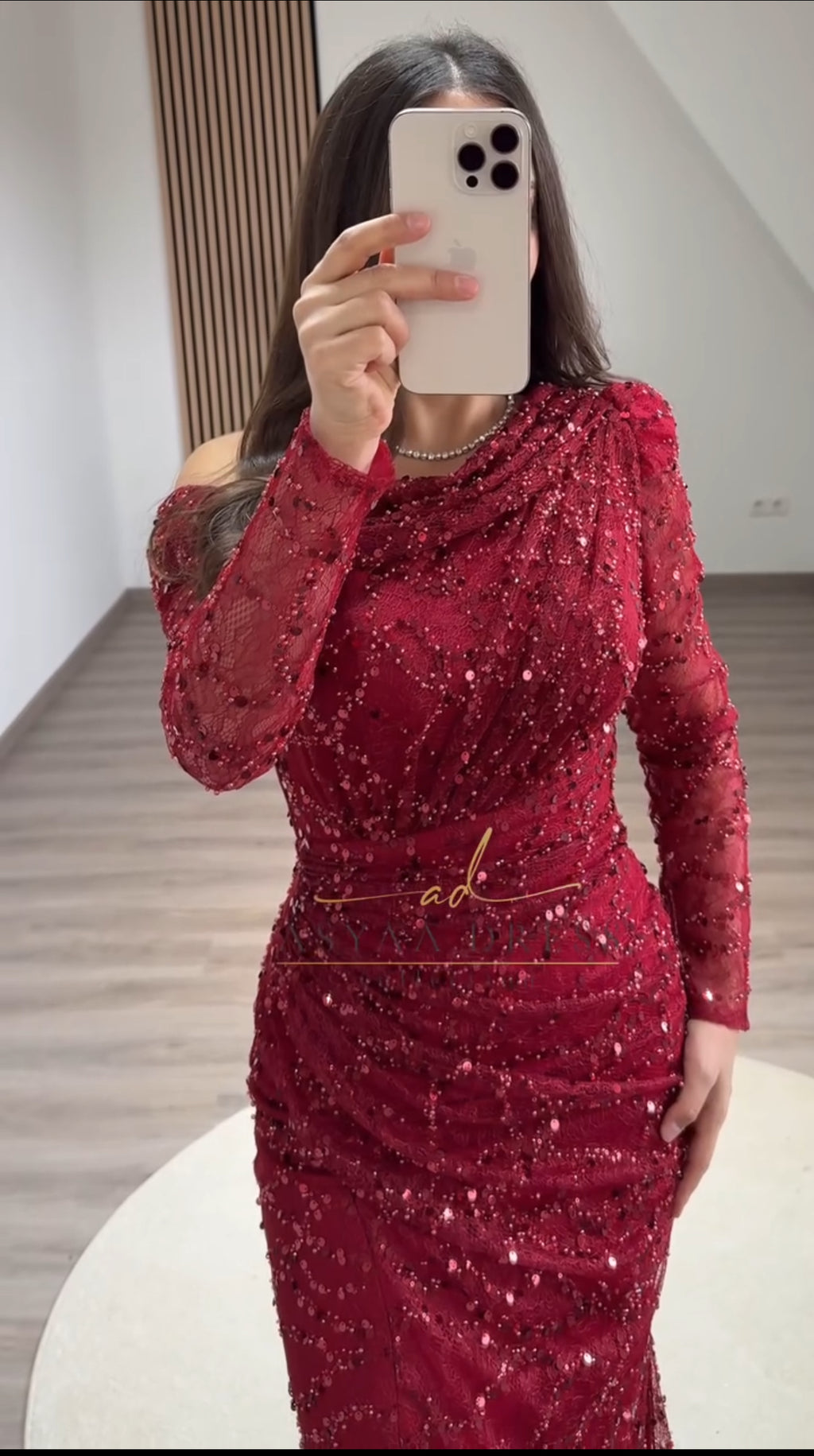 Shiny Evening Dress – Special Occasion Fabric