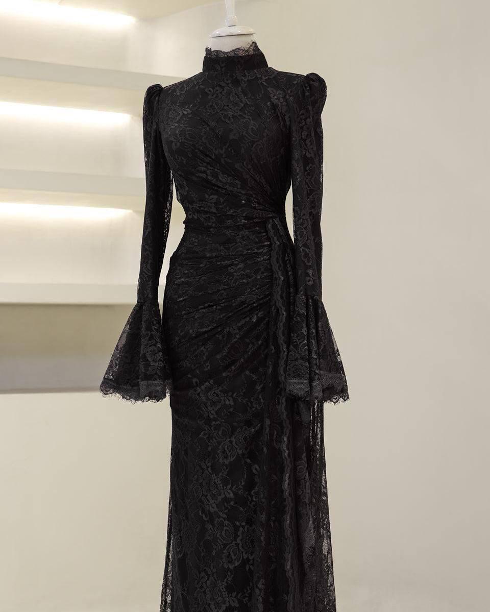 Turkish Modest Dress – French Lace Fabric