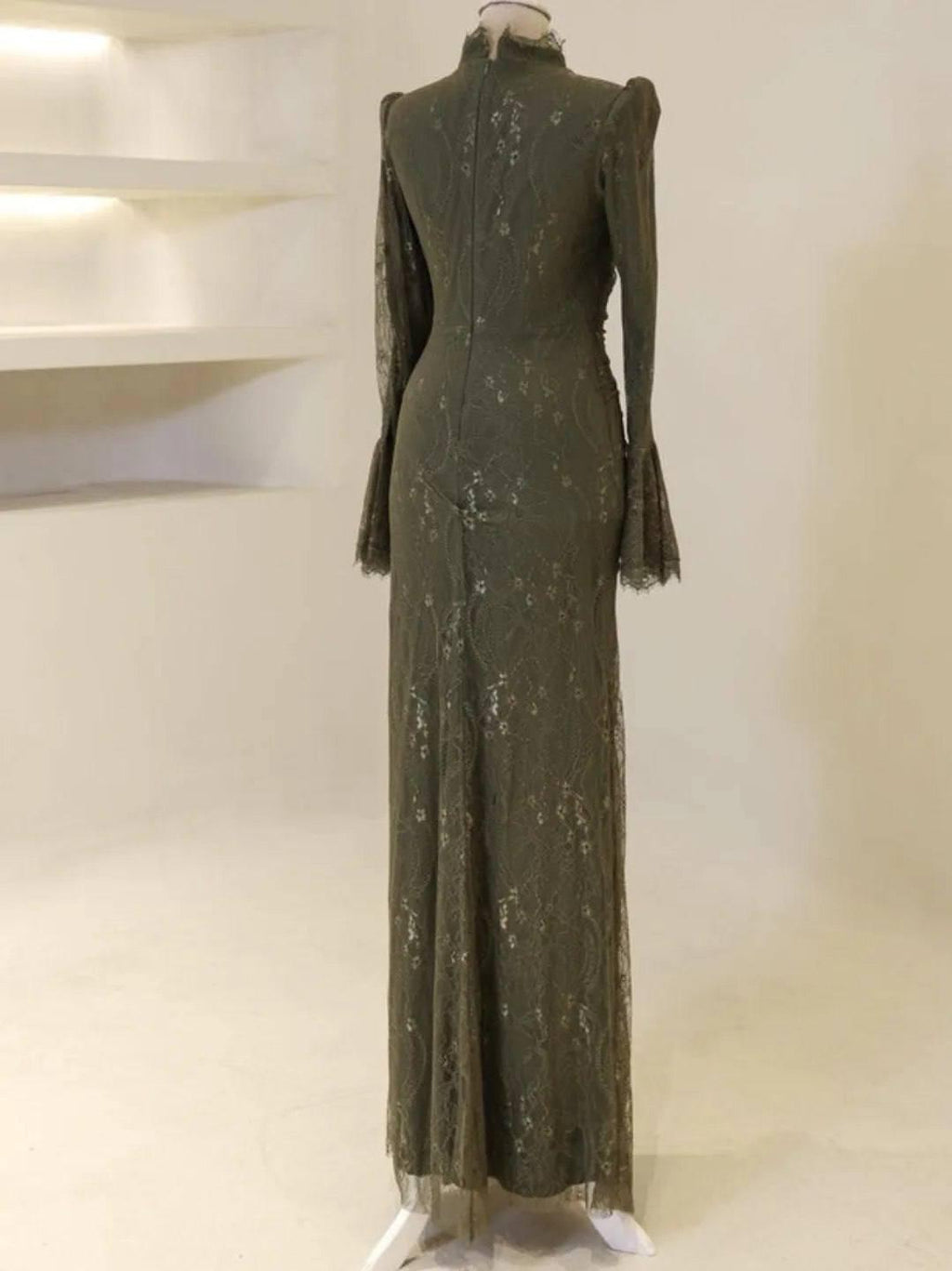 Turkish Modest Dress – French Lace Fabric