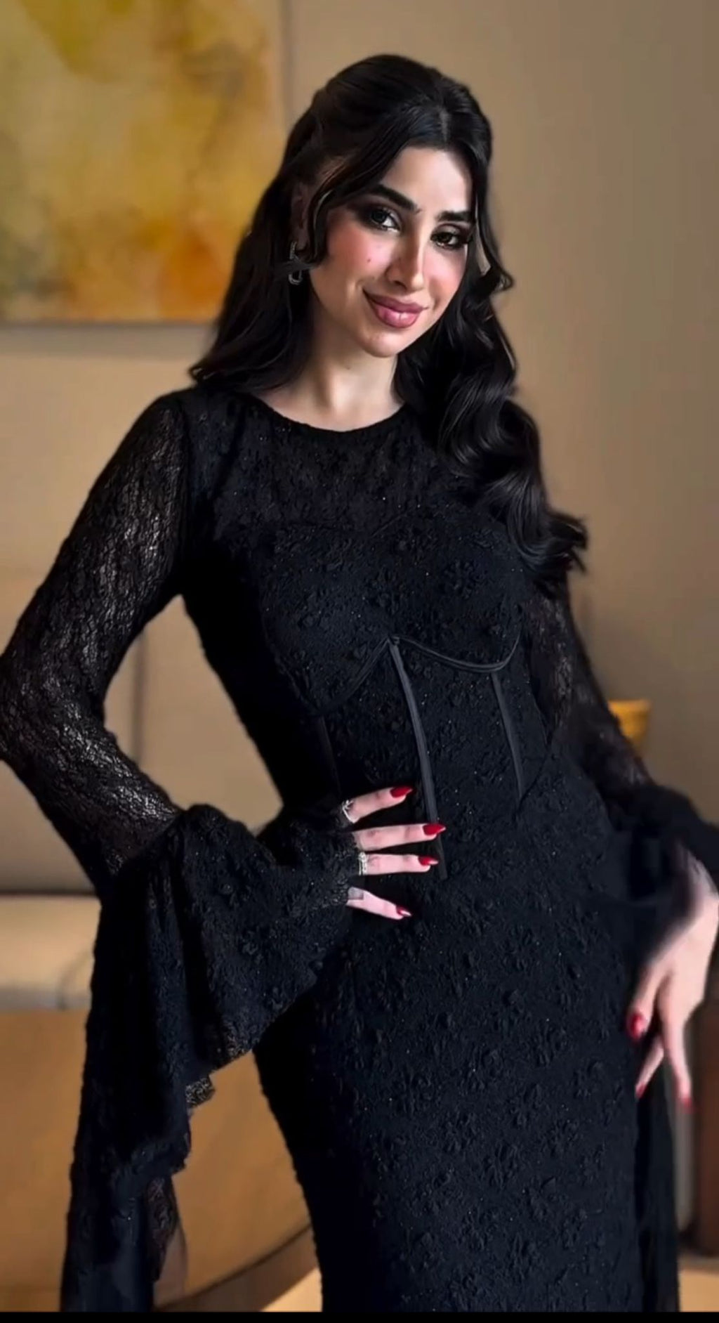 Evening Dress – Full Lace Fabric