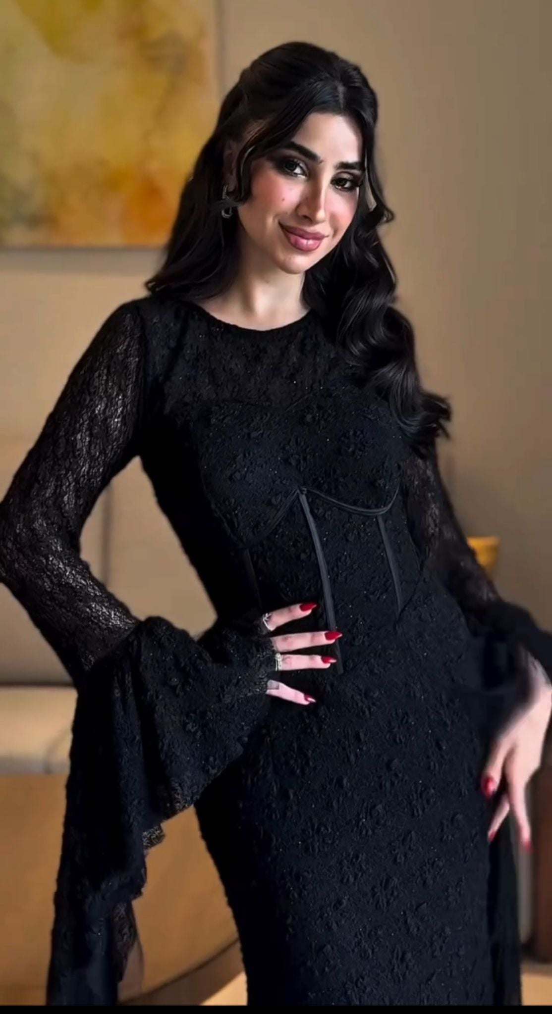 Evening Dress – Full Lace Fabric