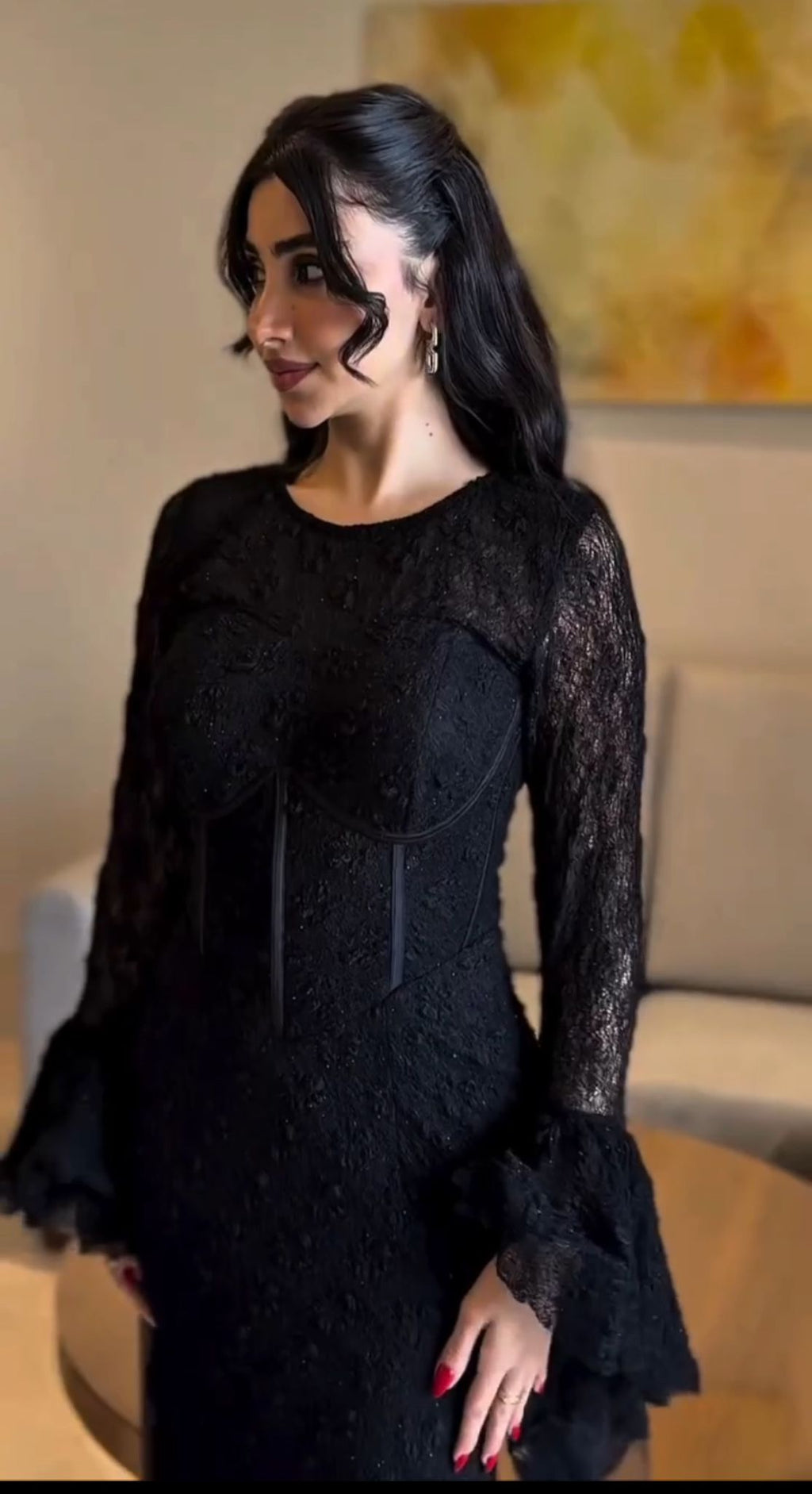 Evening Dress – Full Lace Fabric